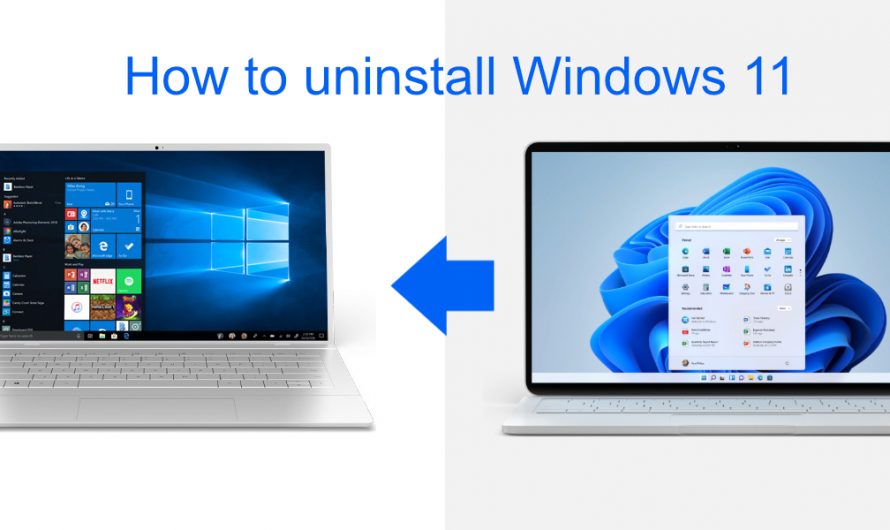 So deinstallieren Sie Windows 11