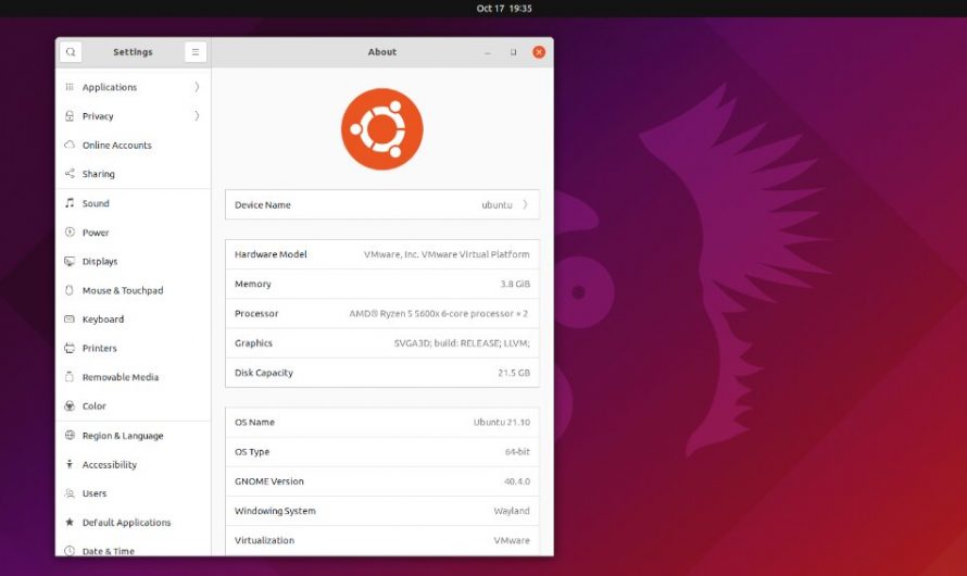 So aktualisieren Sie auf Ubuntu 21.10