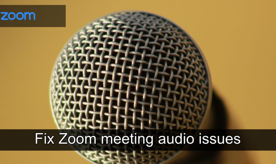 So beheben Sie Audioprobleme bei Zoom-Meetings