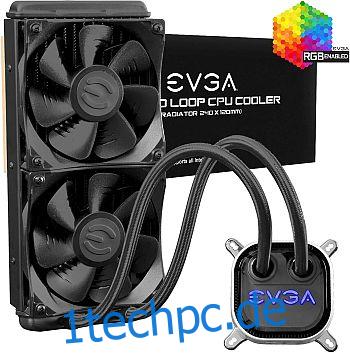EVGA CLC 240mm All-In-One RGB LED CPU Flüssigkeitskühler