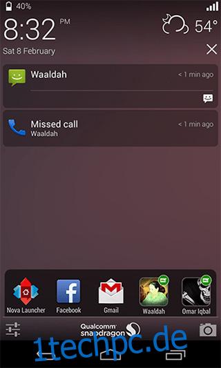 Löwenmaul-Glance-Android-Sperrbildschirm_