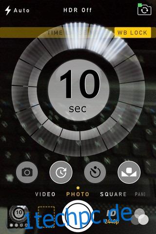 CameraTweak 2 iOS-Timer