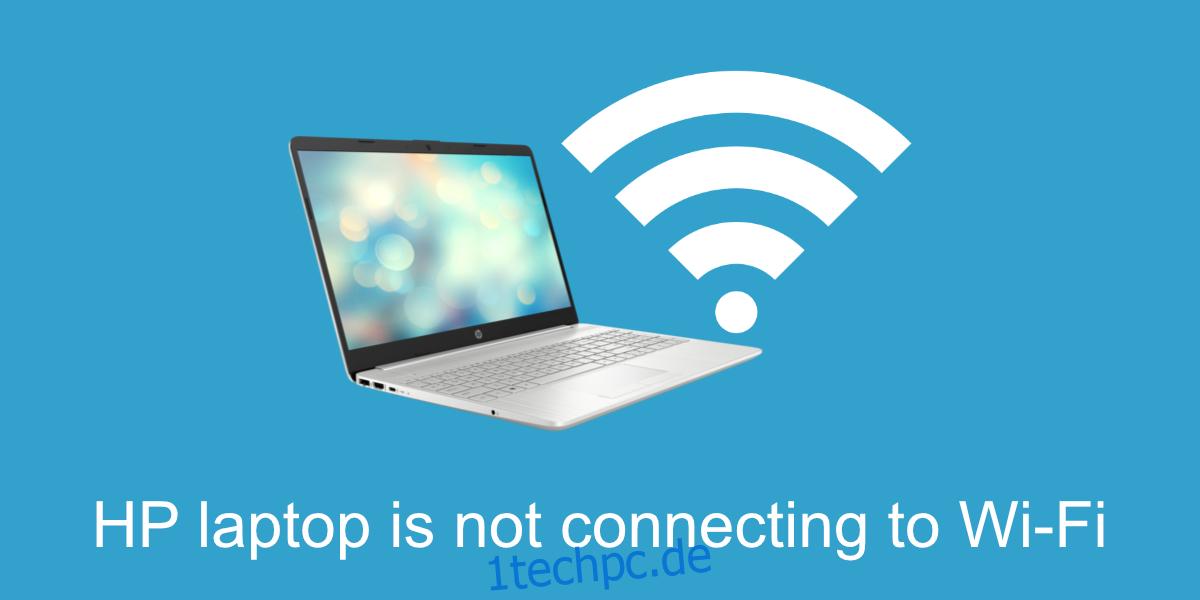 HP Laptop verbindet sich nicht mit WLAN