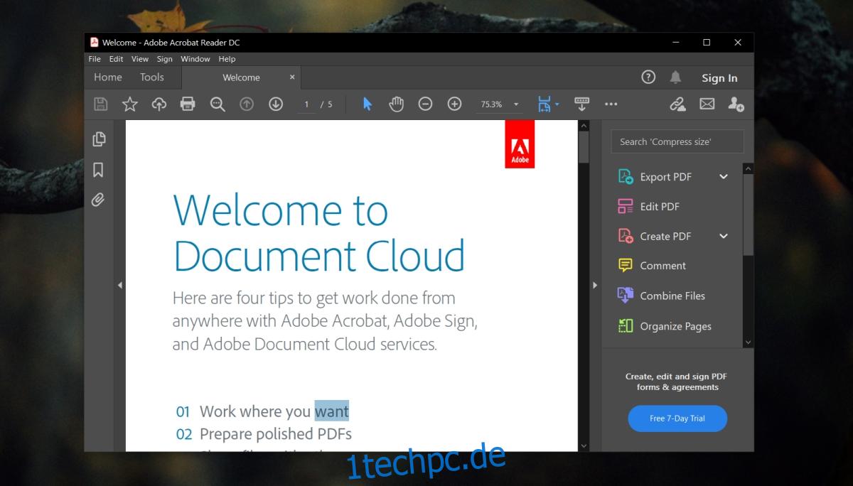 Adobe Reader druckt keine PDF-Dokumente
