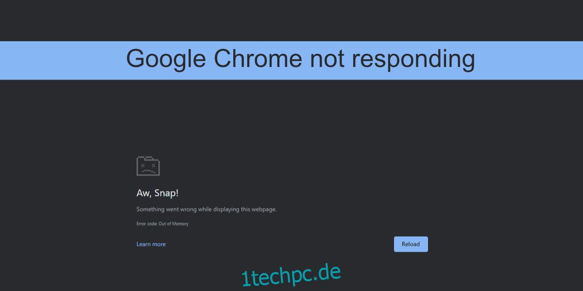 Google Chrome reagiert nicht