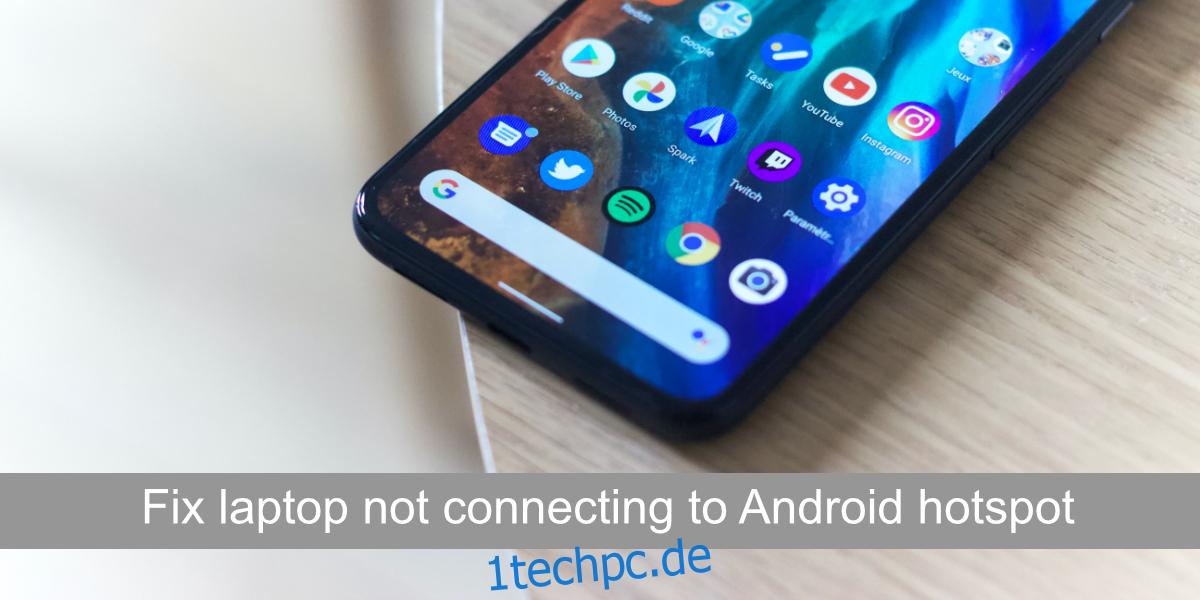 Beheben Sie, dass sich der Laptop nicht mit dem Android-Hotspot verbindet