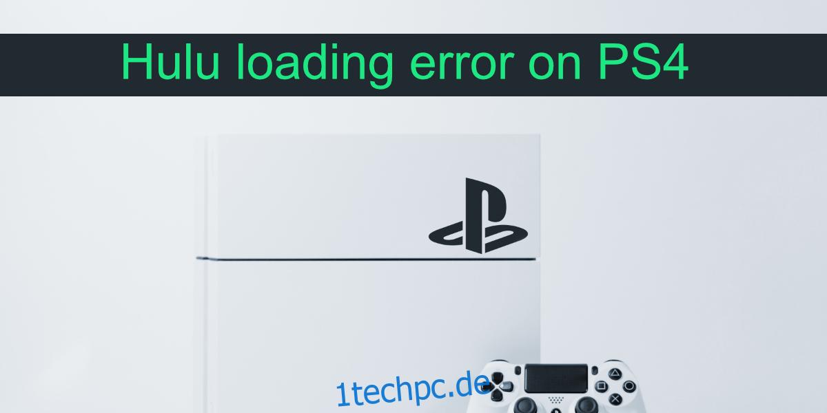 Hulu-Ladefehler auf PS4