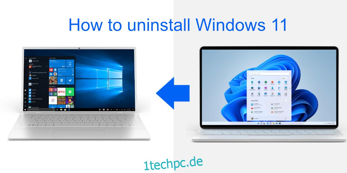 Windows 11 deinstallieren
