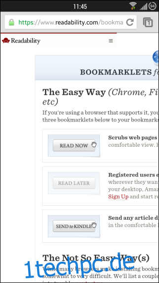 Bringen Sie die Reader-ähnliche Funktion von Safari in jeden mobilen Webbrowser_Schritt 1