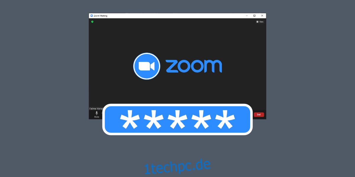 Passwort für Zoom-Meeting