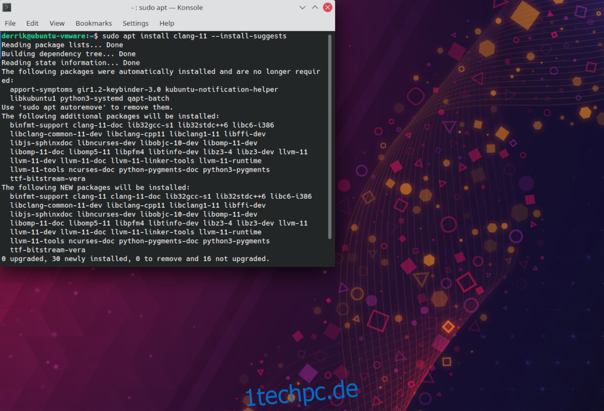 Clang auf Ubuntu installieren