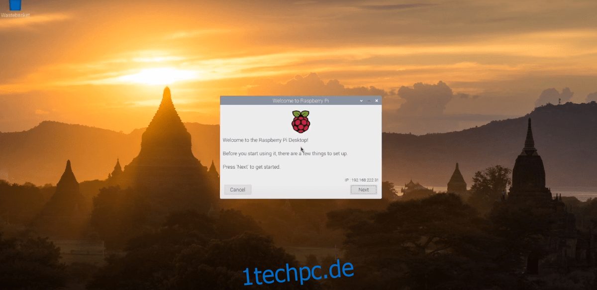 iinstallieren Sie Raspberry Pi OS mit dem Desktop