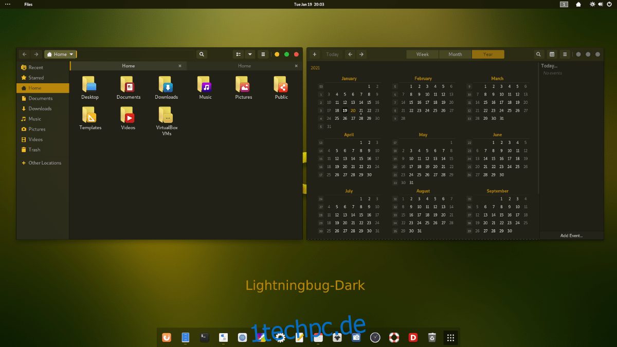LightningBug GTK-Theme unter Linux