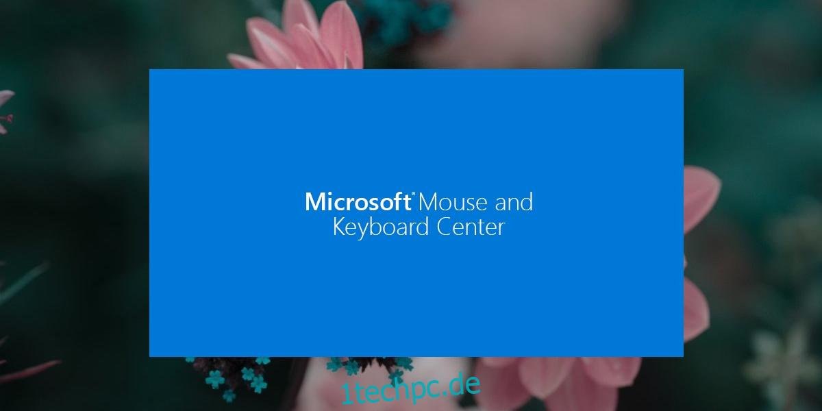 Microsoft Maus- und Tastaturcenter