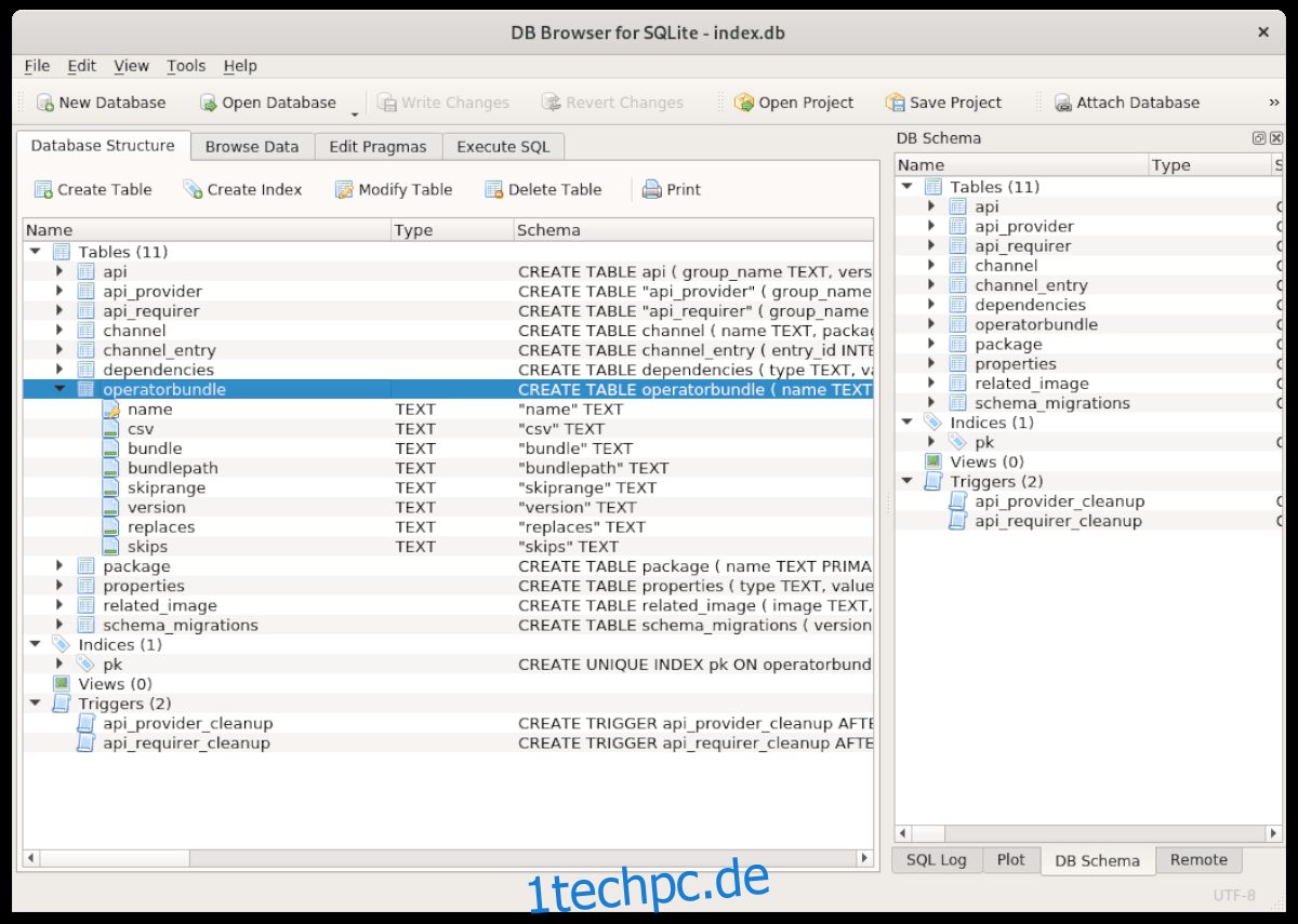 SQLite-Browser unter Linux