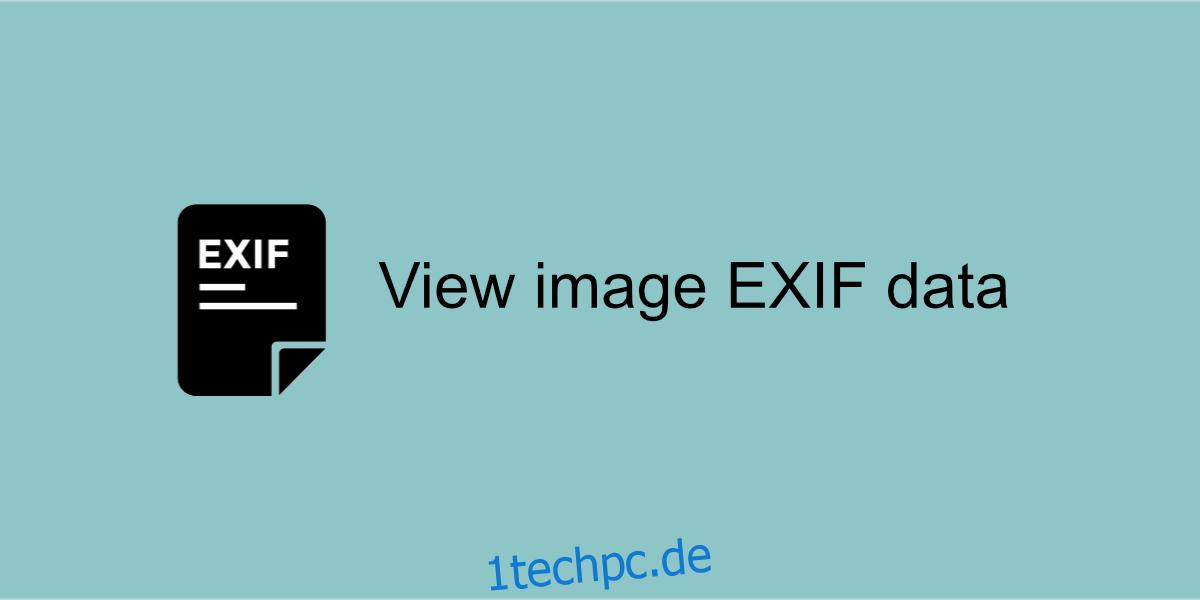 Bild EXIF-Daten