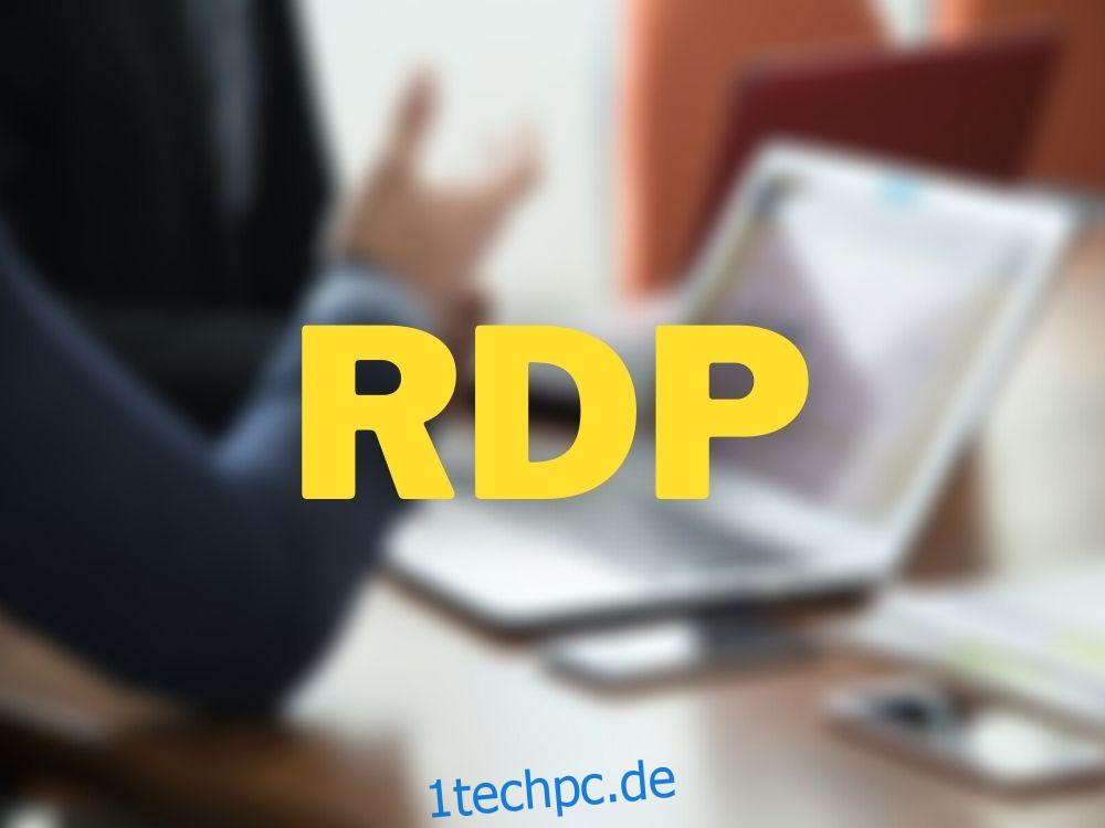 Was ist RDP (Remote-Desktop-Protokoll)