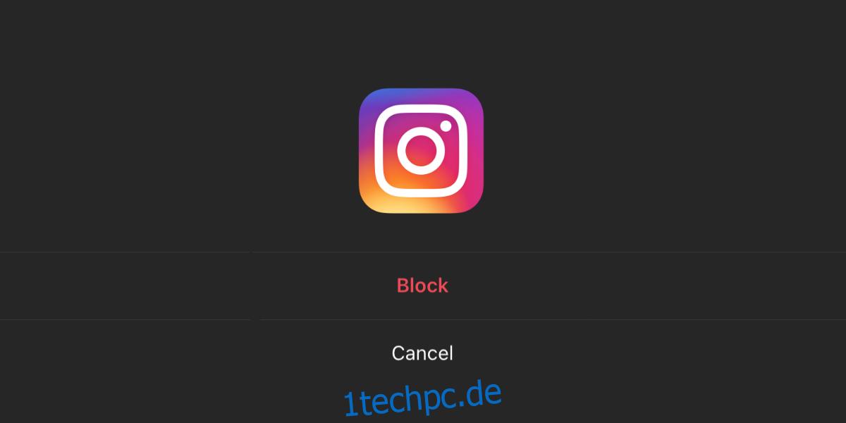 Was passiert, wenn Sie jemanden auf Instagram blockieren