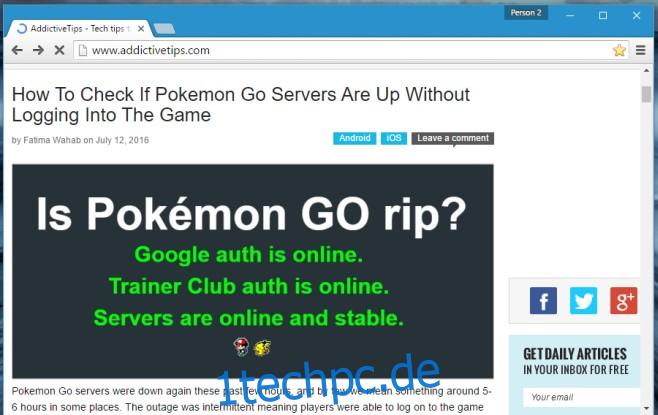 So blockieren Sie alle Erwähnungen von Pokemon Go aus dem Internet