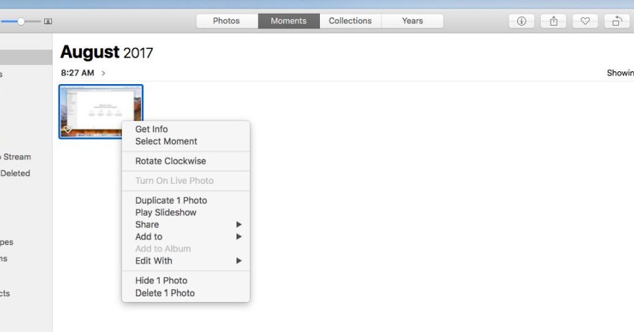 So zeigen/verstecken Sie Fotos in der Fotos-App in macOS