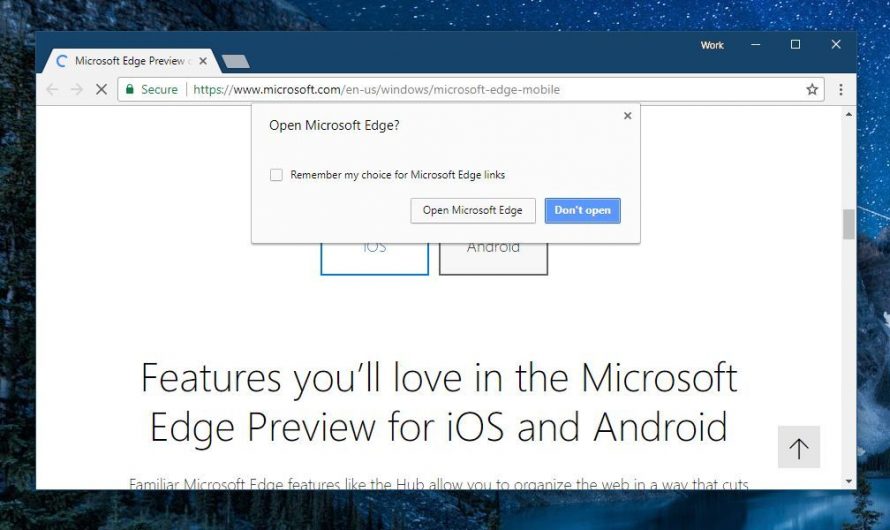 So melden Sie sich für Microsoft Edge Preview für iOS und Android an
