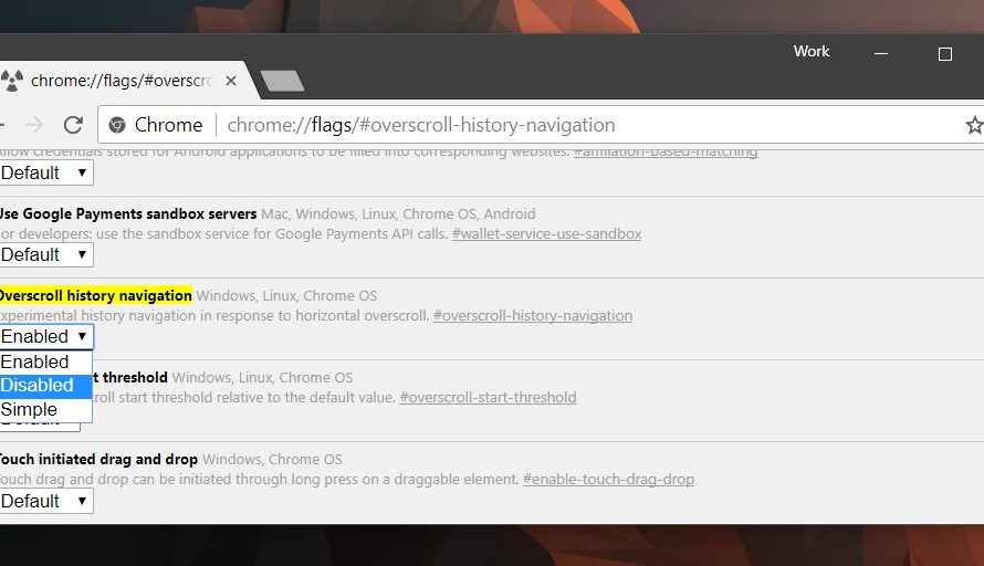 So deaktivieren Sie Swipe To Go Back in Chrome auf Touchscreens