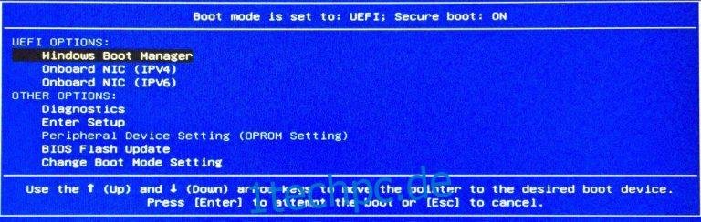 So Wählen Sie Das Startgerät Im UEFI-BIOS Aus • 1techpc.de