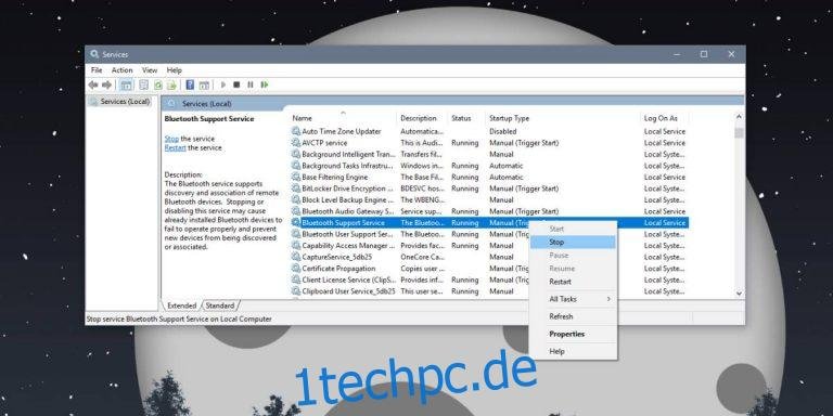 So Stoppen Sie Die Suche Nach Bluetooth-Geräten Unter Windows 10 ...