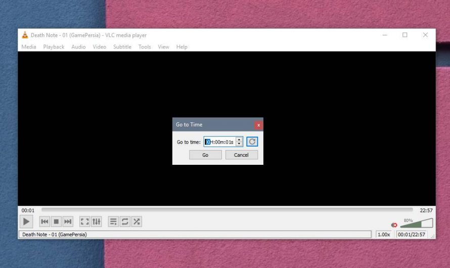 So springen Sie im VLC Player unter Windows 10 zu einer Zeit in einem Video