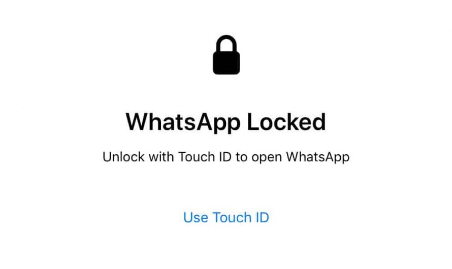 So sperren Sie WhatsApp mit Touch ID oder Face ID unter iOS