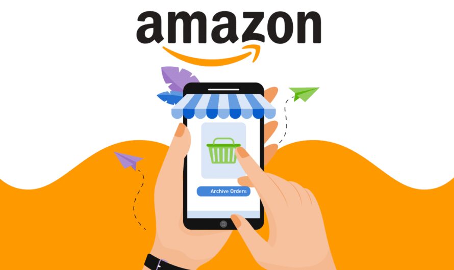 So archivieren Sie Bestellungen in der Amazon App