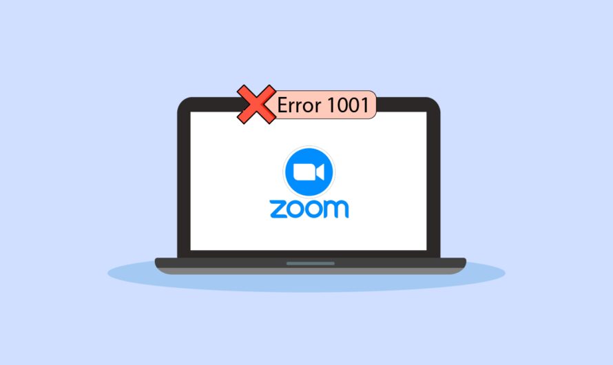 So beheben Sie den Zoom-Fehlercode 1001 unter Windows 10