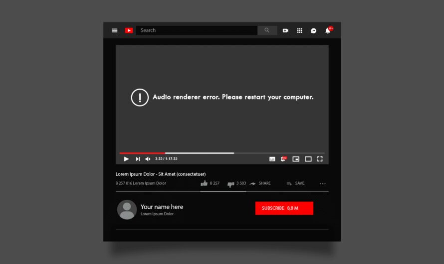 Beheben Sie den YouTube-Audio-Renderer-Fehler in Windows 10