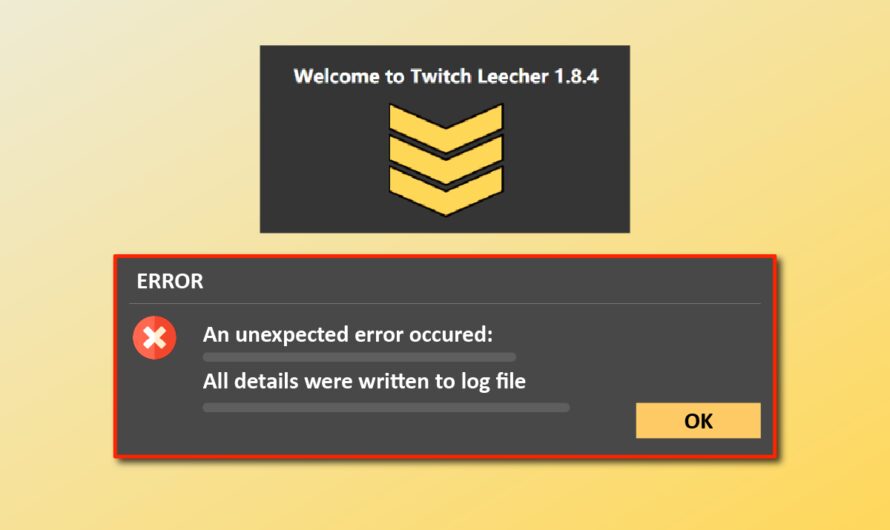 Twitch Leecher-Download-Fehler beheben