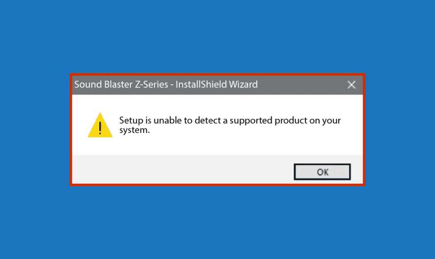 Beheben Sie, dass Creative Sound Blaster in Windows 10 nicht erkannt wurde