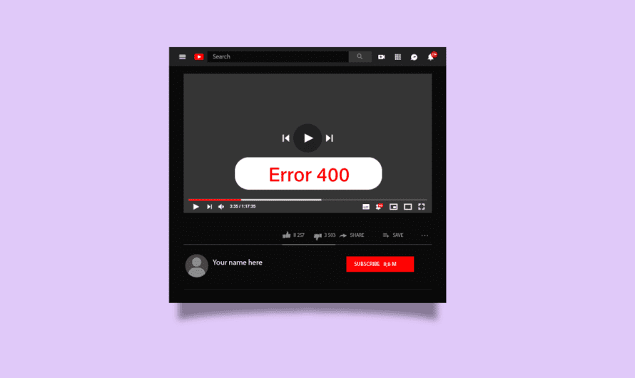 YouTube-Fehler 400 in Google Chrome beheben