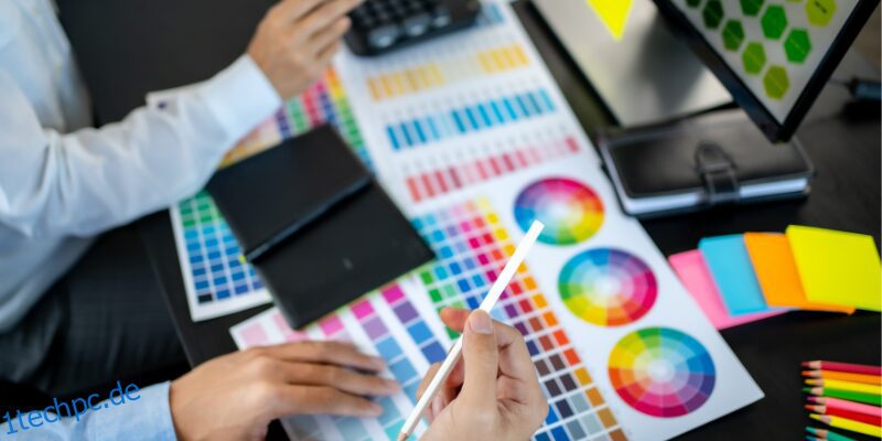Ein detaillierter Einblick in die Farbtheorie für Designer